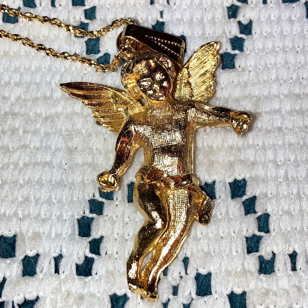 3/$25 Angel Cherub Pendant and Necklace - Picture 5 of 16